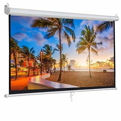 Spring action pull down Projector Screen 9x12 feet