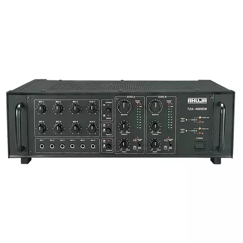 Ahuja 2 Zone PA Mixer Amplifier 400W TZA-4000EM