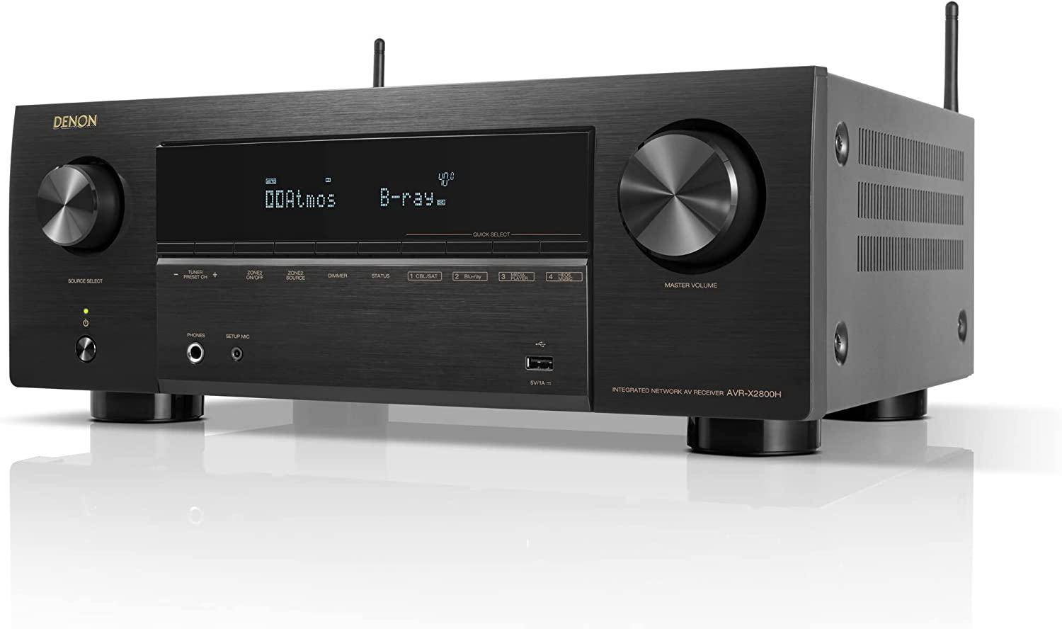 Denon AVR-X2800H 7.2 Channel Network AV Receiver with HEOS Built-in