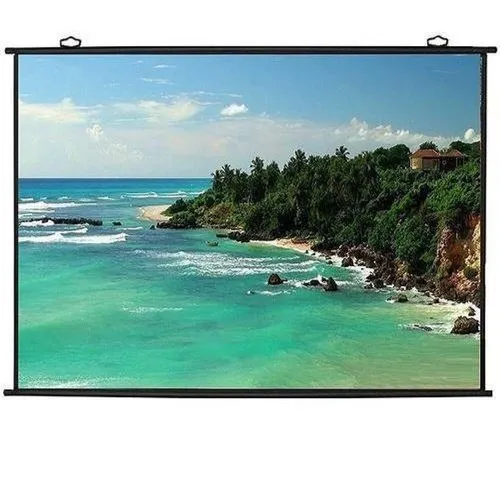 Map Type Projector Screen 4x6 feet