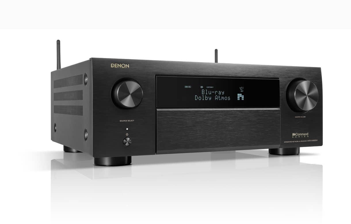 Denon AVR-X4800H 9.4 Channel 8K AV Receiver with 3D audio experience