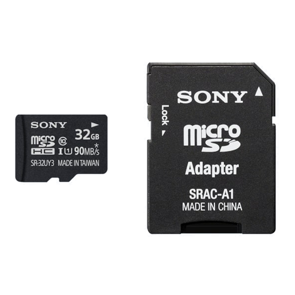 Sony Ultra Plus SR-UY3A Series 32 GB microSDHC Memory Card with Adaper